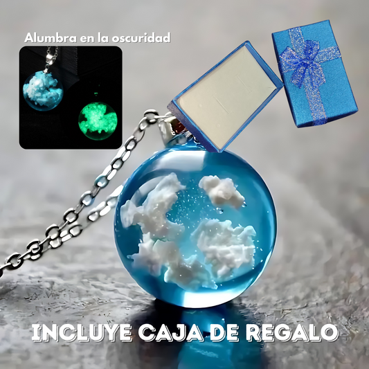 COLLAR MI CIELO LUMINOSO + CAJA DE REGALO